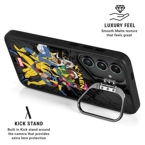 Marvel X-Men Group Galaxy S25 Kickstand Case